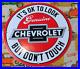 Vintage-Chevrolet-Porcelain-Gas-Auto-Parts-Genuine-Service-Dealer-Pump-Sign-01-cra