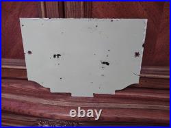 Vintage Chevrolet Porcelain Old Sign Used Car Truck Dealer Service Sales Dept Ad