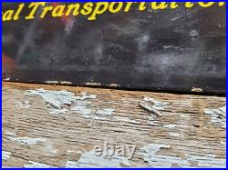 Vintage Chevrolet Porcelain Sign 36 Old Gas Car Chevy Diecut Dealer Sales Store