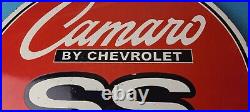 Vintage Chevrolet Porcelain Sign American Automobile Motors Gas Pump Sign