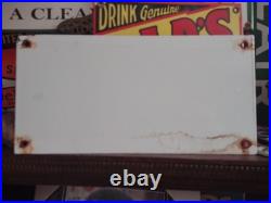 Vintage Chevrolet Porcelain Sign Chevy Gas Automobile Sale Service Car Dealer