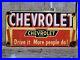 Vintage-Chevrolet-Porcelain-Sign-Chevy-Truck-Service-Chevy-Dealer-Car-Auto-Sales-01-eq