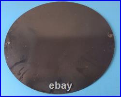 Vintage Chevrolet Porcelain Sign OK Used Car Dealer Automobile Motors Gas Sign