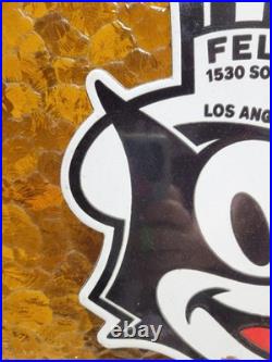 Vintage Chevrolet Porcelain Sign Rare Old Felix Dealership Car Truck Los Angeles