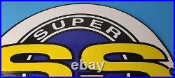 Vintage Chevrolet Porcelain Sign Super Sport Automobile Motors 16 Inch Sign