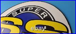 Vintage Chevrolet Porcelain Sign Super Sport Automobile Motors 16 Inch Sign