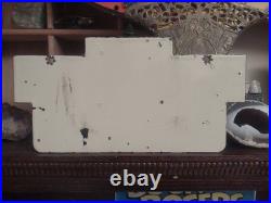 Vintage Chevrolet Porcelain Sign Used Service Chevy Dealership Car Auto Sales