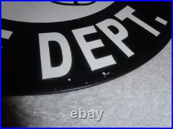 Vintage Chevrolet Service Department Felix The Cat 11 3/4 Porcelain Metal Sign