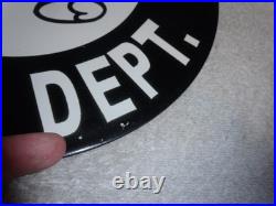 Vintage Chevrolet Service Department Felix The Cat 11 3/4 Porcelain Metal Sign