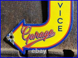 Vintage Chevrolet Service Garage 10 Porcelain Dealer Chevy Sign