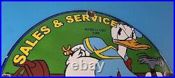 Vintage Chevrolet Sign Auto Service DIY Garage Porcelain Gas Pump Sign