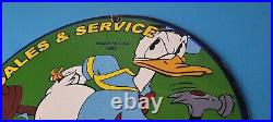 Vintage Chevrolet Sign Auto Service DIY Garage Porcelain Gas Pump Sign