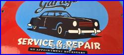 Vintage Chevrolet Sign Garage Automobile Motors Repairs Porcelain Sign Vintage Chevrolet Sign Garage Automobile Motors Repairs Porcelain Sign