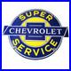 Vintage-Chevrolet-Sign-Porcelain-Bow-Tie-Sign-Gas-Pump-Garage-Shop-Auto-Sign-01-xrz