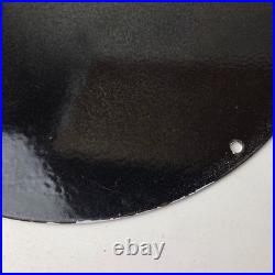 Vintage Chevrolet Sign Porcelain Bow-Tie Sign Gas Pump Garage Shop Auto Sign