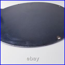 Vintage Chevrolet Sign Porcelain Bow-Tie Sign Gas Pump Garage Shop Auto Sign