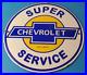 Vintage-Chevrolet-Sign-Super-Service-Automobile-Motors-Gas-Pump-Porcelain-Sign-01-zzz