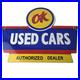Vintage-Chevrolet-Sign-Used-Cars-Automobile-Motors-Gas-Pump-Porcelain-Sign-01-som