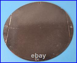 Vintage Chevron Gasoline Sign Aviation Gas, Goofy Auto Gas Porcelain Sign