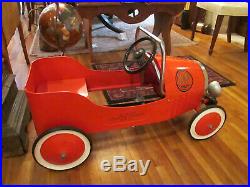 Vintage Children's Steel Jalopy A & P Advertising Pedal Car Great Condition