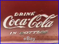 Vintage Coca-Cola Cooler With Tray Opener Car Show Ready Pepsi 7-Up Dr. Pepper