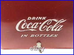 Vintage Coca-Cola Cooler With Tray Opener Car Show Ready Pepsi 7-Up Dr. Pepper