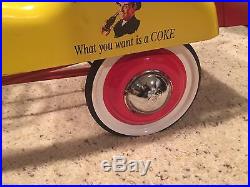 Vintage Coca-Cola Pedal Car Great Condition