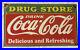 Vintage-Coke-Coca-cola-24-Drug-Store-Soda-Porcelain-Sign-Car-Truck-Oil-Gas-01-av