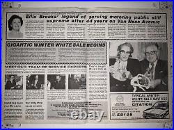 Vintage Collectors Item of Ellis Brooks Chevrolet San Francisco Advertisement