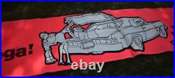 Vintage Compact Oldsmobile Olds Omega Car Auto Advertising Banner SIGN