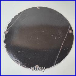 Vintage Continental Porcelain Sign Auto Car & Bike Tires Gas Pump Sign