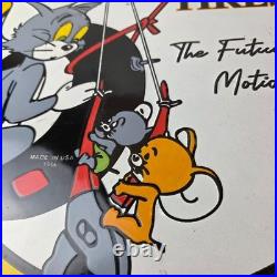 Vintage Continental Porcelain Sign Auto Car Tires Gas Pump Sign