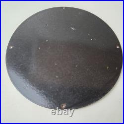 Vintage Continental Porcelain Sign Auto Car Tires Gas Pump Sign