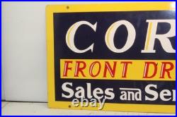 Vintage Cord Automobile Sales & Service Sign Auburn Duesenberg 1970s 1980s