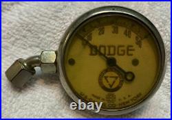 Vintage DODGE Automobile Dial Tire Gauge, U. S. Gauge Co