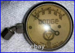 Vintage DODGE Automobile Dial Tire Gauge, U. S. Gauge Co
