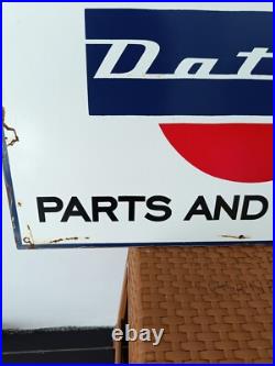 Vintage Datsun Sign NO Porcelain Sign Car Dealership Automobile Gas Pump Signs