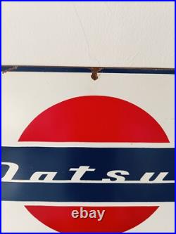 Vintage Datsun Sign NO Porcelain Sign Car Dealership Automobile Gas Pump Signs