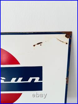Vintage Datsun Sign NO Porcelain Sign Car Dealership Automobile Gas Pump Signs