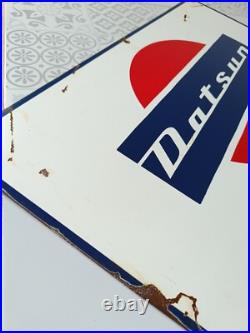 Vintage Datsun Sign NO Porcelain Sign Car Dealership Automobile Gas Pump Signs