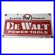 Vintage-DeWalt-Tools-Porcelain-Sign-Auto-Klein-Tools-Mechanic-Garage-Shop-Sign-01-hsgz