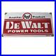 Vintage-DeWalt-Tools-Porcelain-Sign-Auto-Klein-Tools-Mechanic-Garage-Shop-Sign-01-rwh