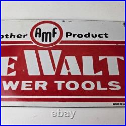 Vintage DeWalt Tools Porcelain Sign Auto Klein Tools Mechanic Garage Shop Sign