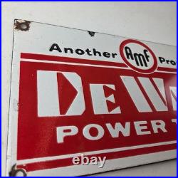 Vintage DeWalt Tools Porcelain Sign Auto Klein Tools Mechanic Garage Shop Sign