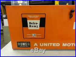 Vintage Delco Remy Ignition Parts Advertising Cabinet Sign AC GM Chevrolet Ford