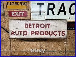Vintage Detroit Auto Products Advertising Display Store Rack Automotive Car