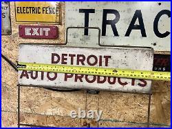 Vintage Detroit Auto Products Advertising Display Store Rack Automotive Car