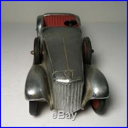 Vintage Diecast Aluminum Toy Race Car, Faith Mfg Co, Chicago, IL, c. 1930's