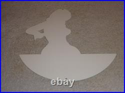 Vintage Dodge Brothers Motor Vehicle Service Garage? Woman Metal Gasoline Sign