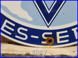 Vintage Dodge Brothers Porcelain Sign Old Dealership Car Sales Service Dept USA